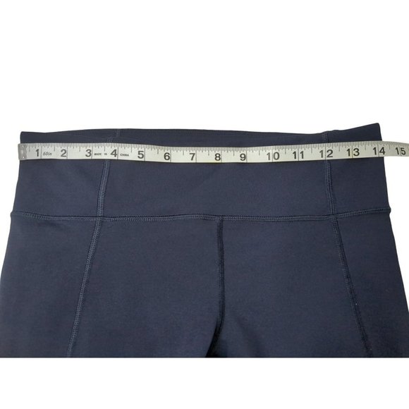 Gap Fit Leggings Womens M Blue Silver Polkadot Reflective Full Length GFast - Picture 7 of 8